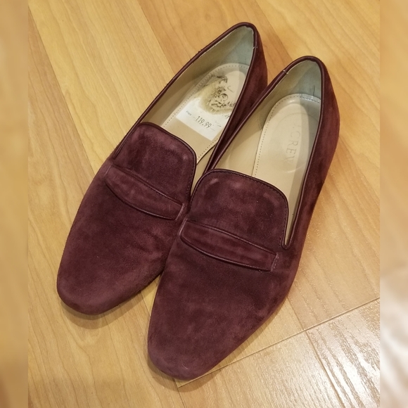 J Crew Georgie Suede Penny Loafers - Picture 1 of 5